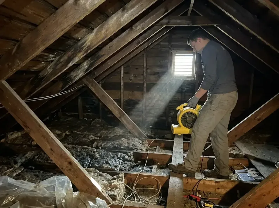 attic-water-damage-drying-proc-007 — frequently asked questions, Emergency Water Extraction & 24/7 Flood Response in McQueen…
